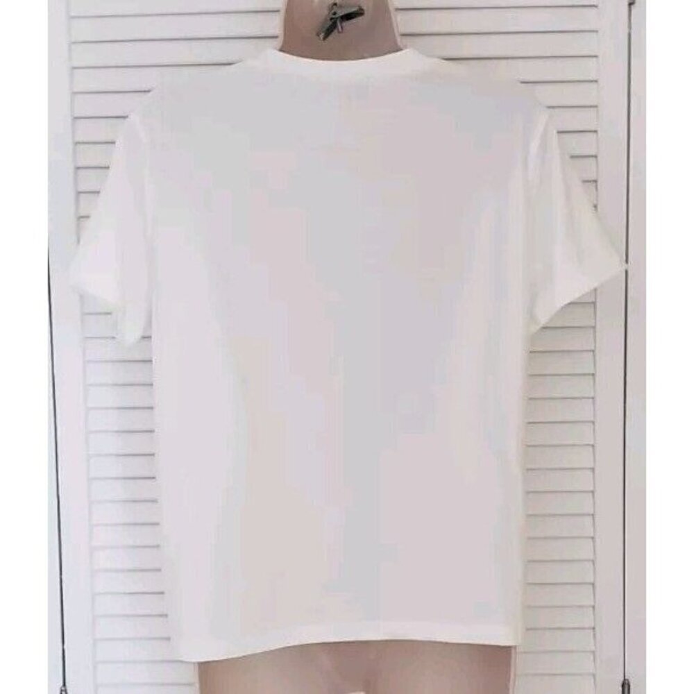 NEW ONTWELFTH EMBROIDERED PEARL BEADED WOMEN'S FACE TOP SZ MEDIUM - Picture 5 of 7